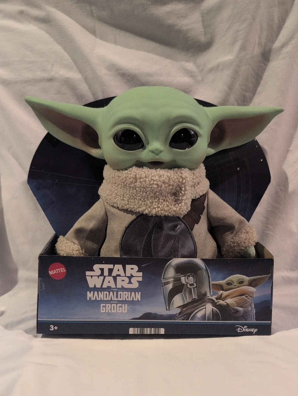 Mattel Star Wars The Mandalorian Grogu Plush Toy - Green